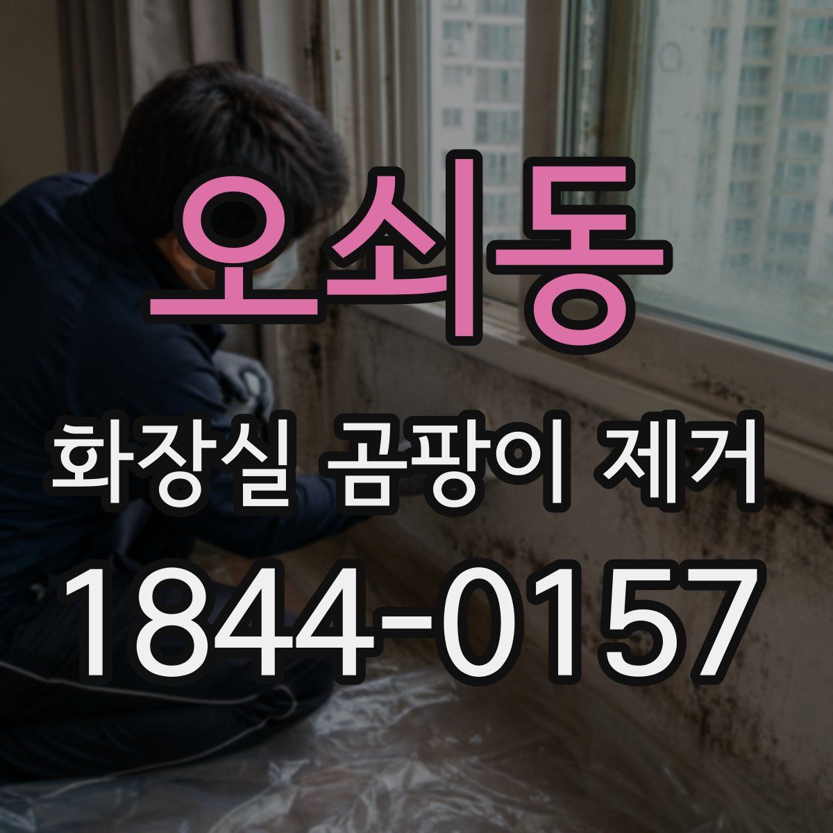 오쇠동 화장실 곰팡이 제거