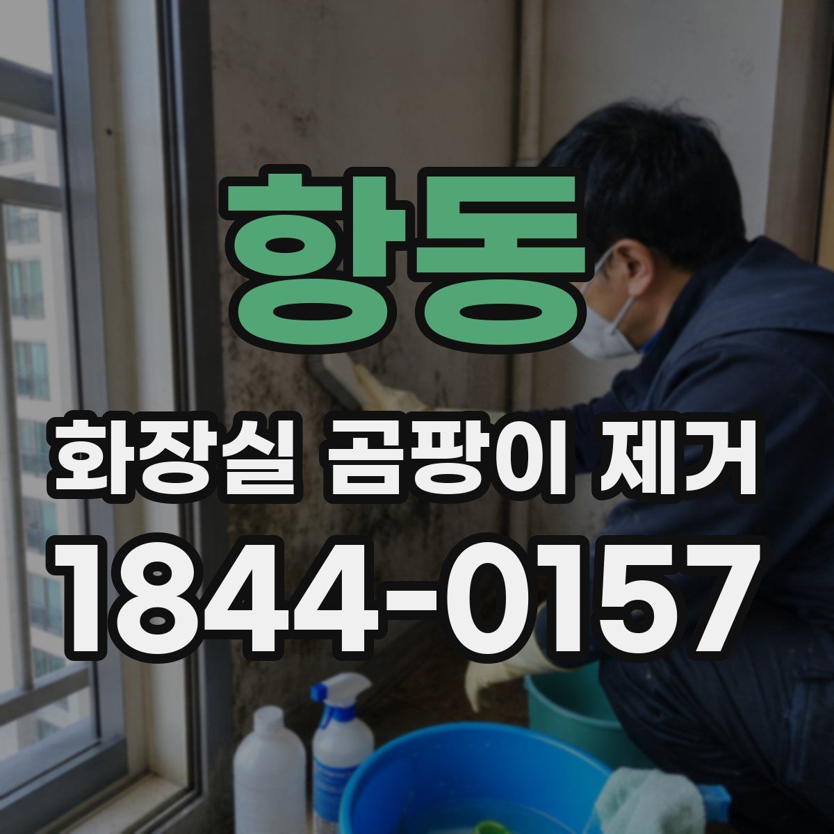 항동 화장실 곰팡이 제거