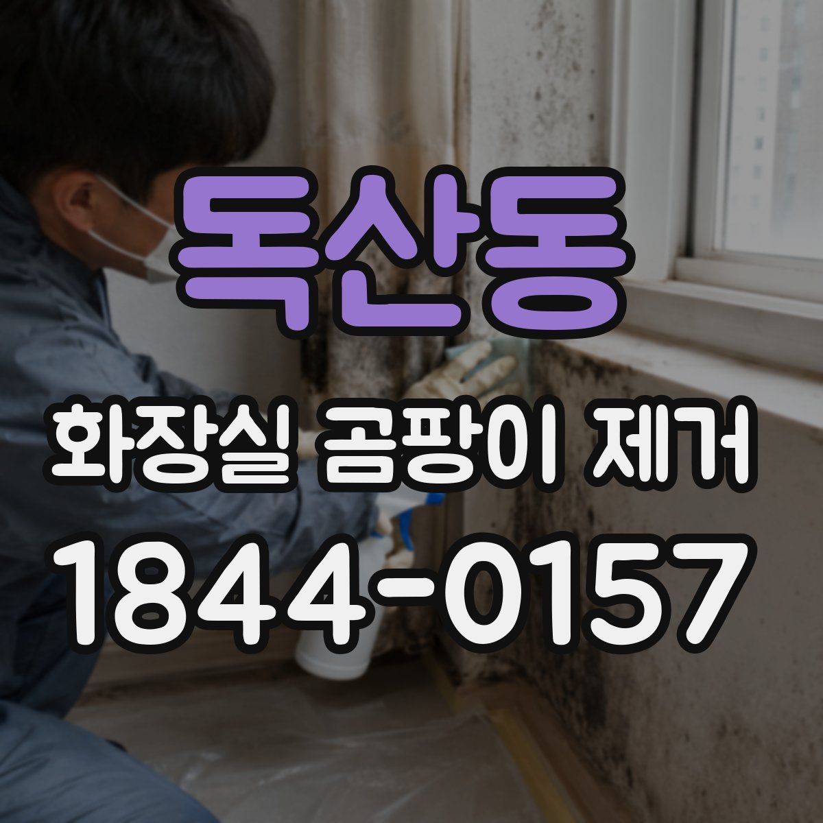 독산동 화장실 곰팡이 제거