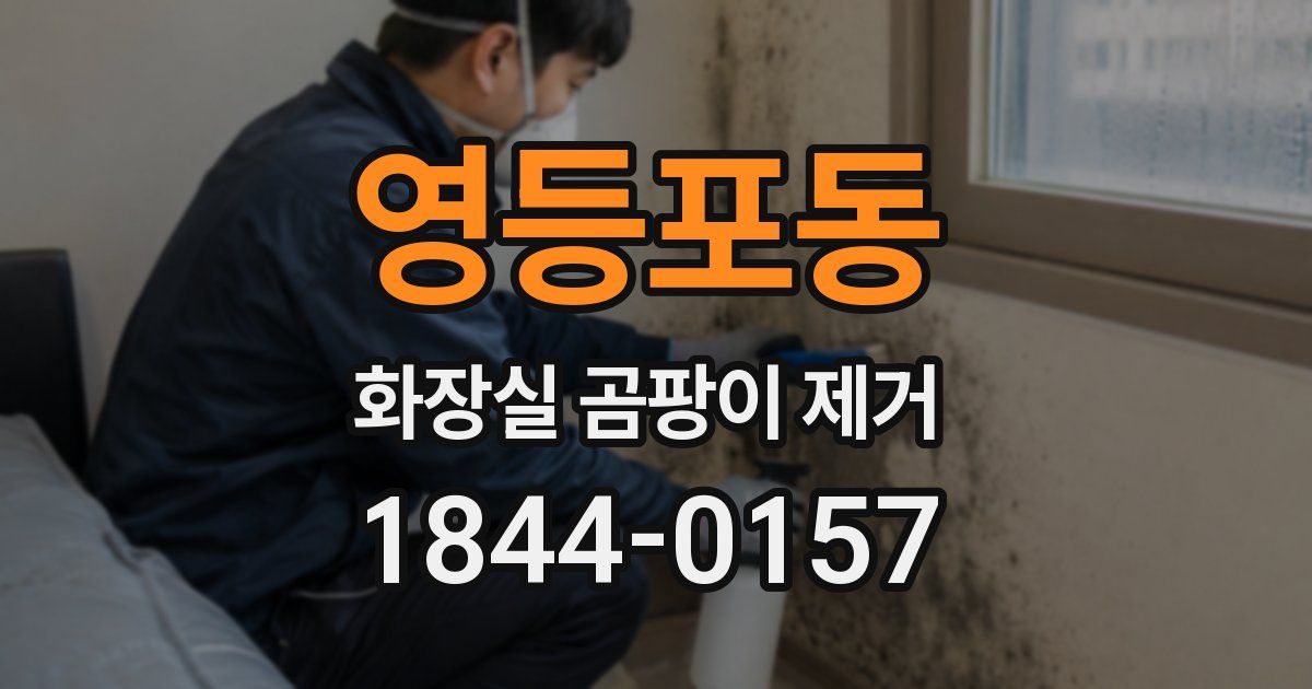 영등포동 화장실 곰팡이 제거