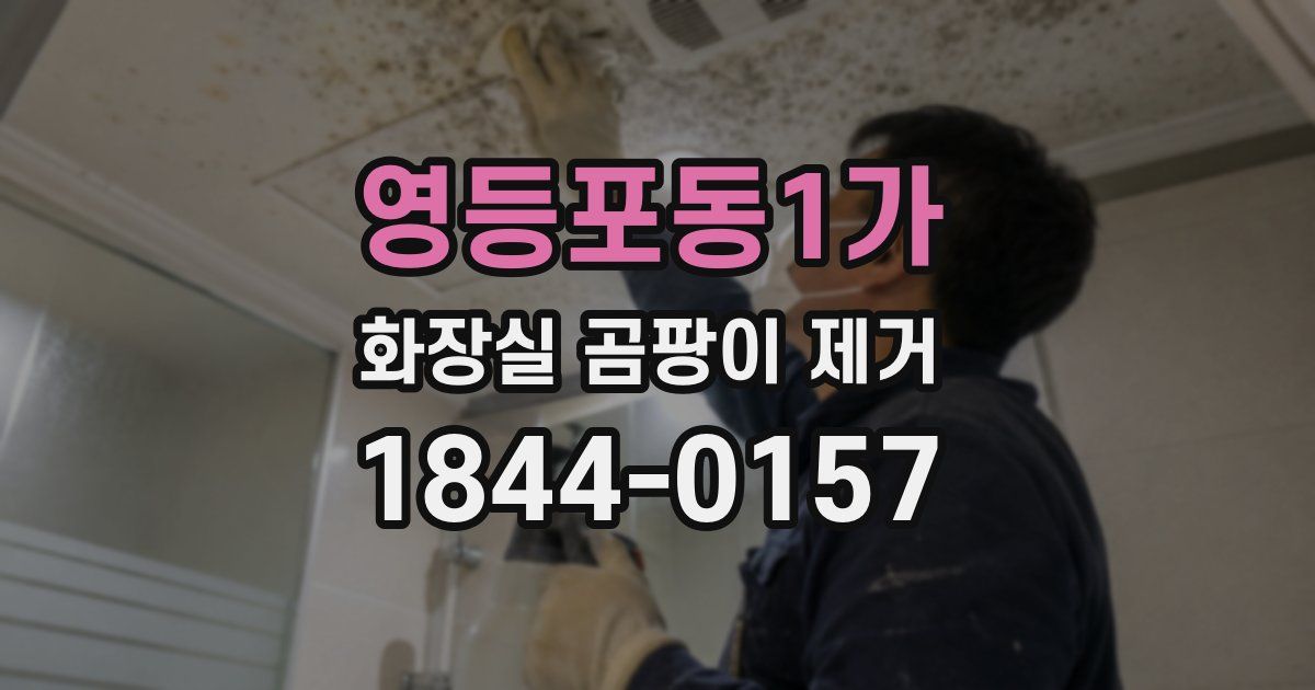 영등포동1가 화장실 곰팡이 제거