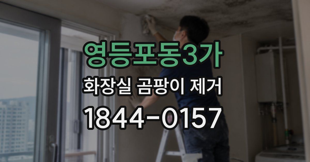 영등포동3가 화장실 곰팡이 제거
