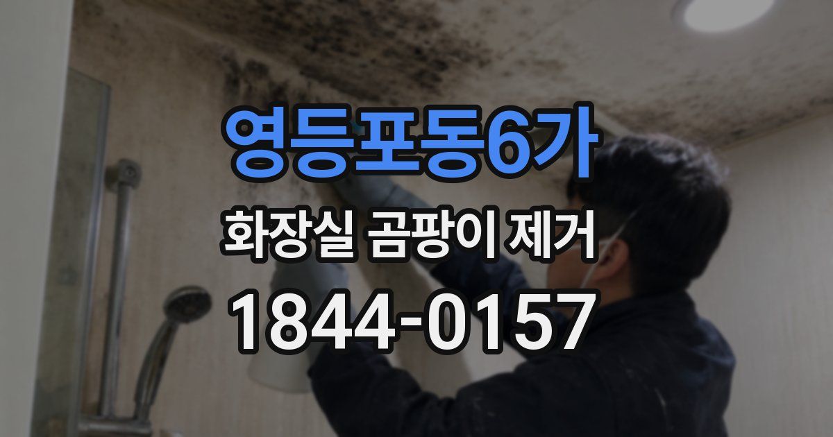 영등포동6가 화장실 곰팡이 제거