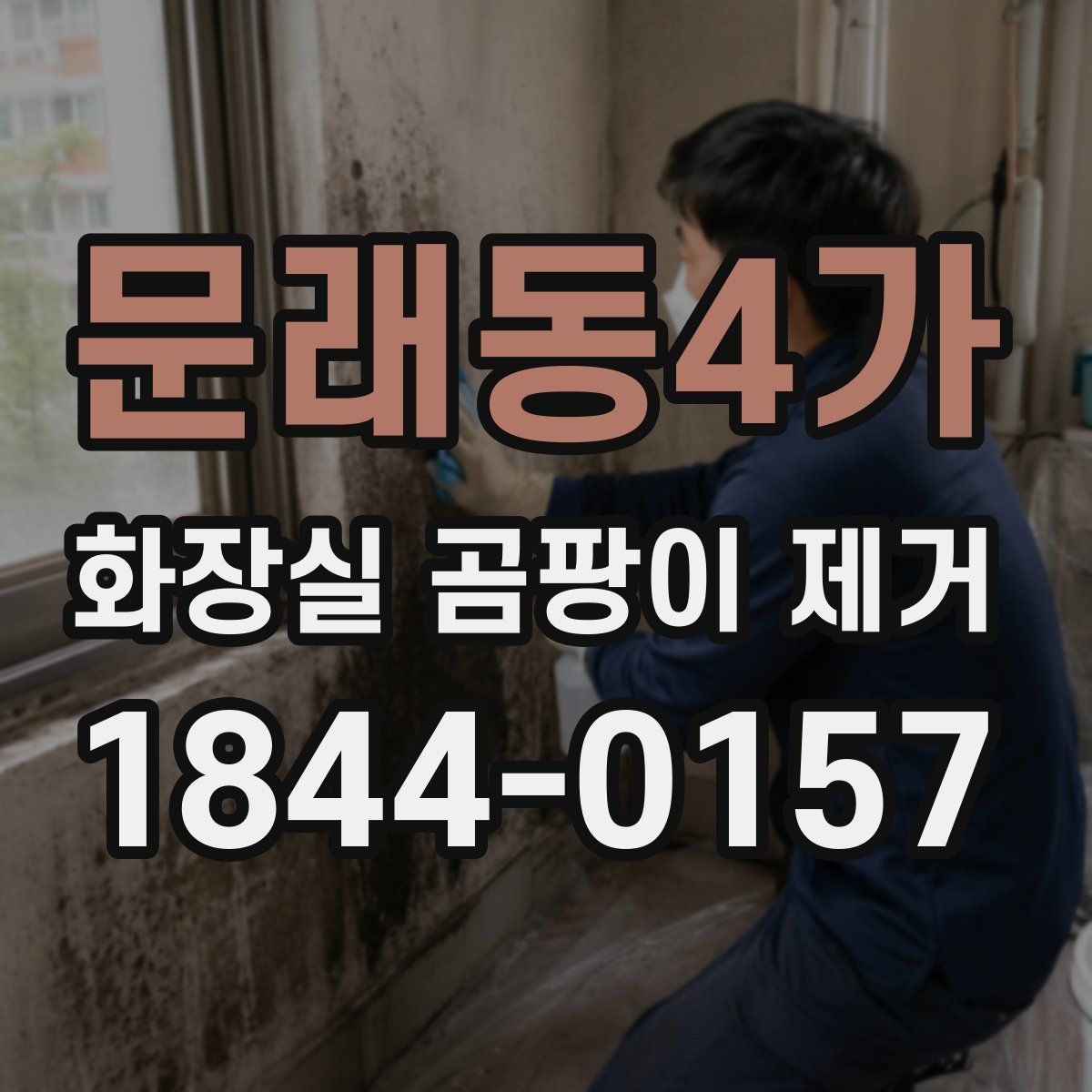문래동4가 화장실 곰팡이 제거