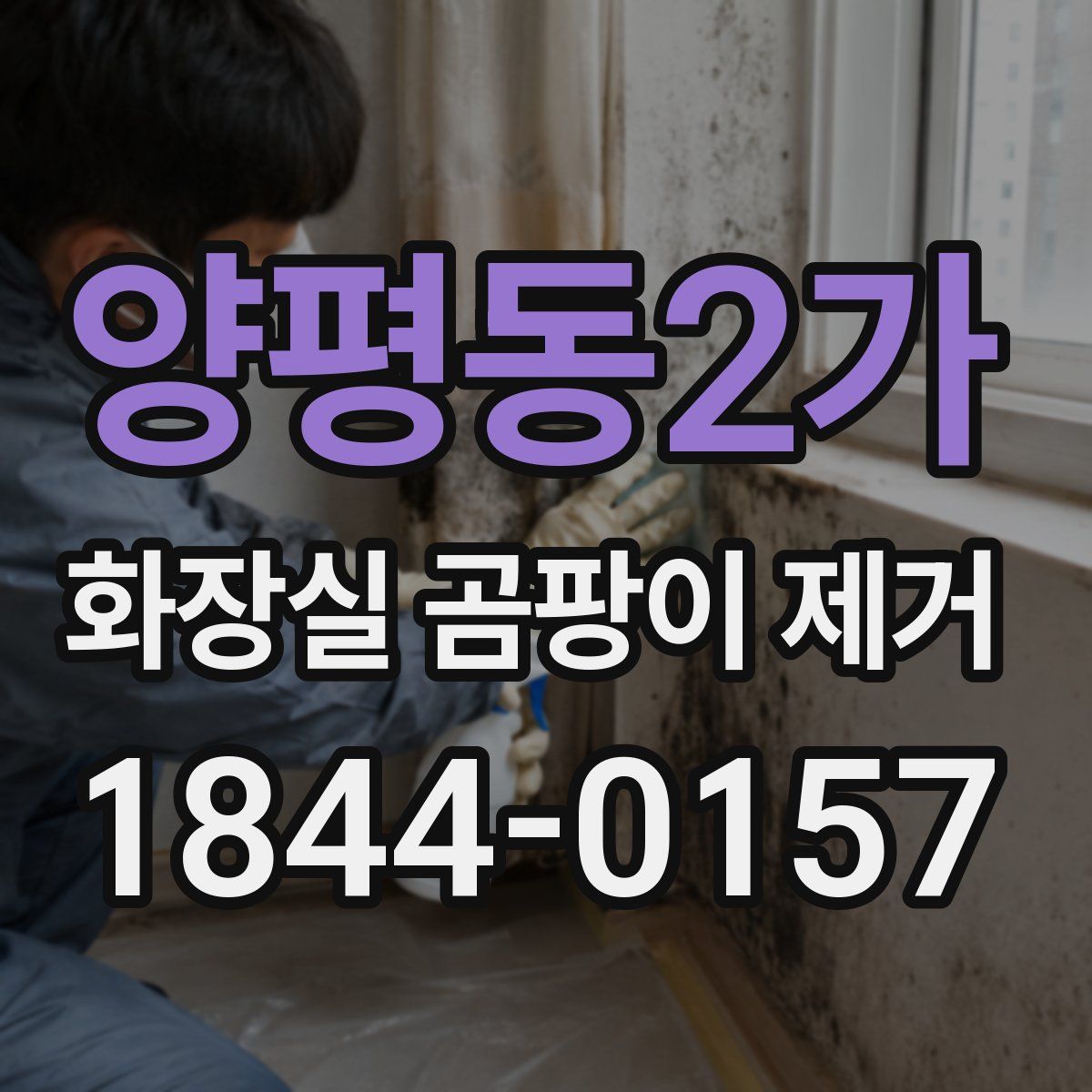 양평동2가 화장실 곰팡이 제거