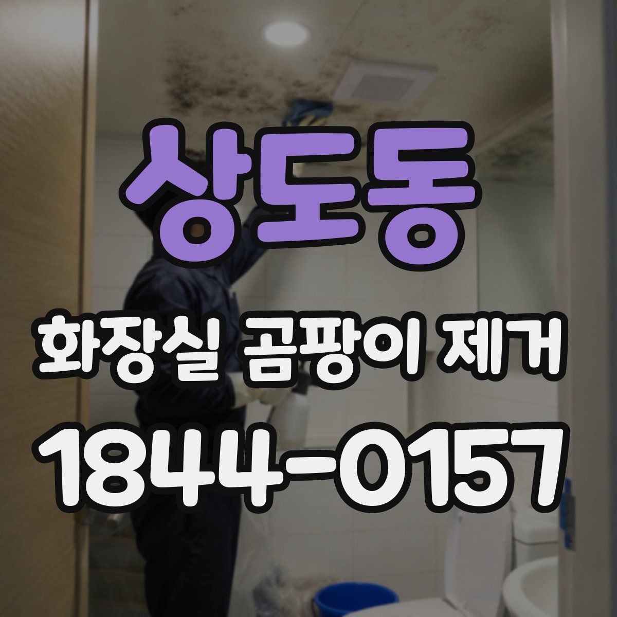 상도동 화장실 곰팡이 제거