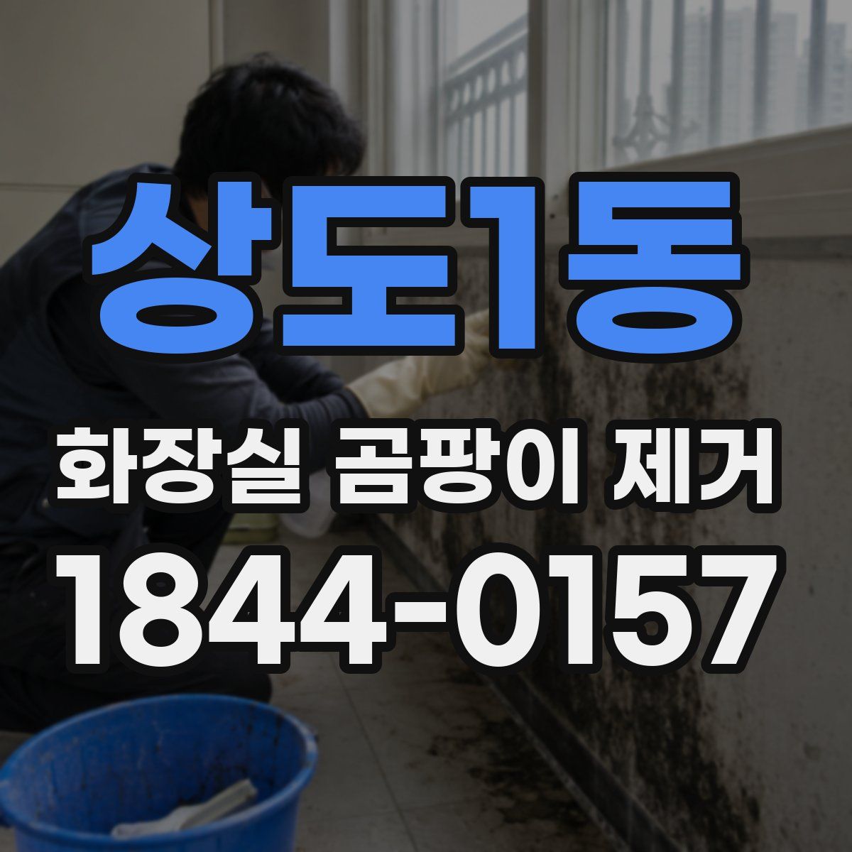 상도1동 화장실 곰팡이 제거