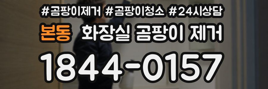 본동 화장실 곰팡이 제거