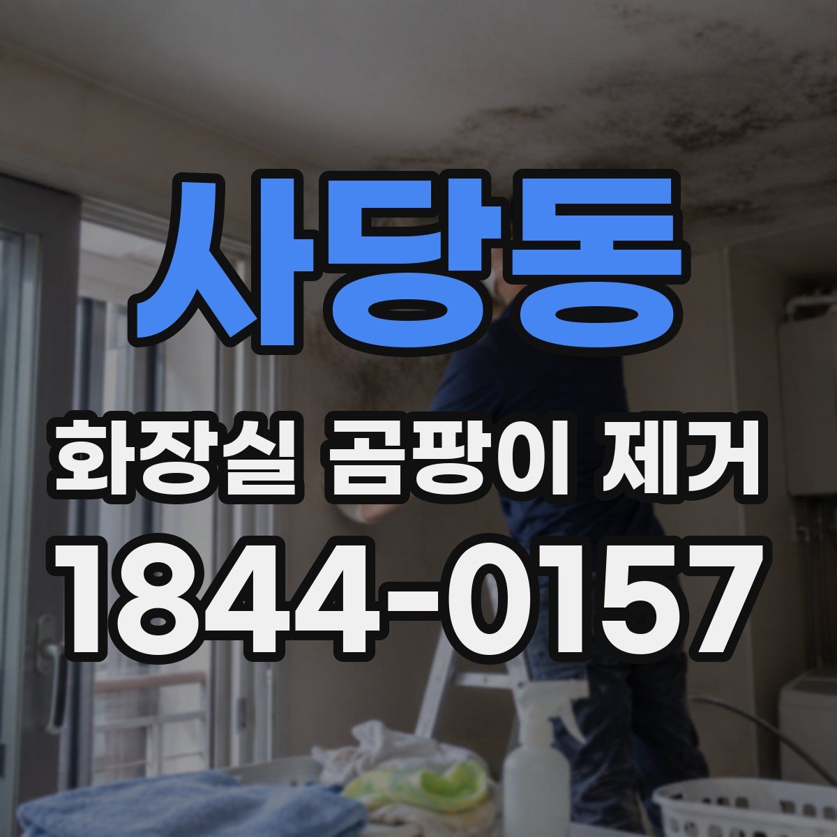 사당동 화장실 곰팡이 제거