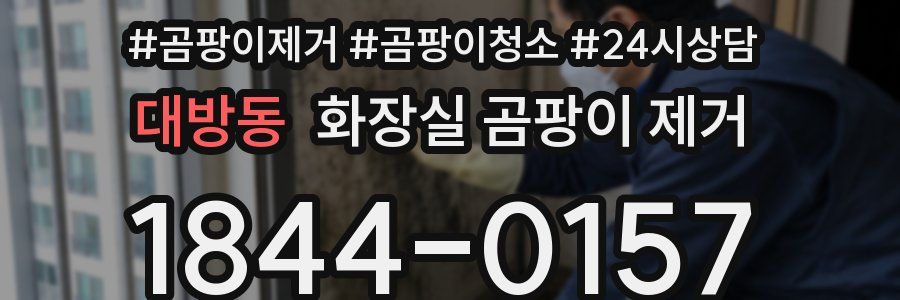 대방동 화장실 곰팡이 제거