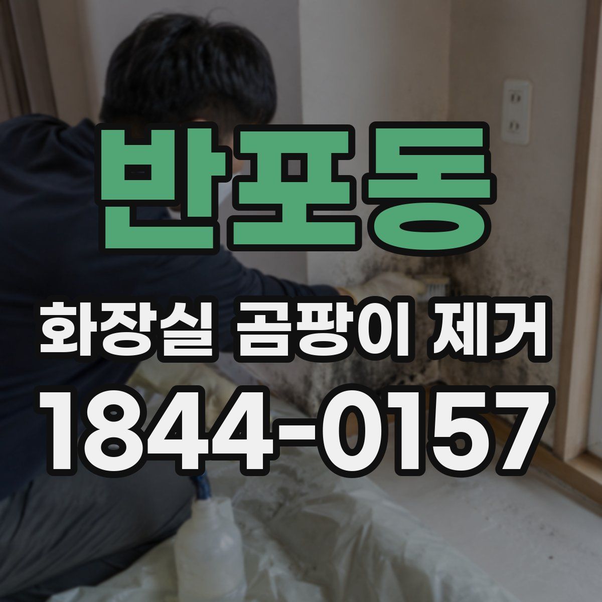 반포동 화장실 곰팡이 제거
