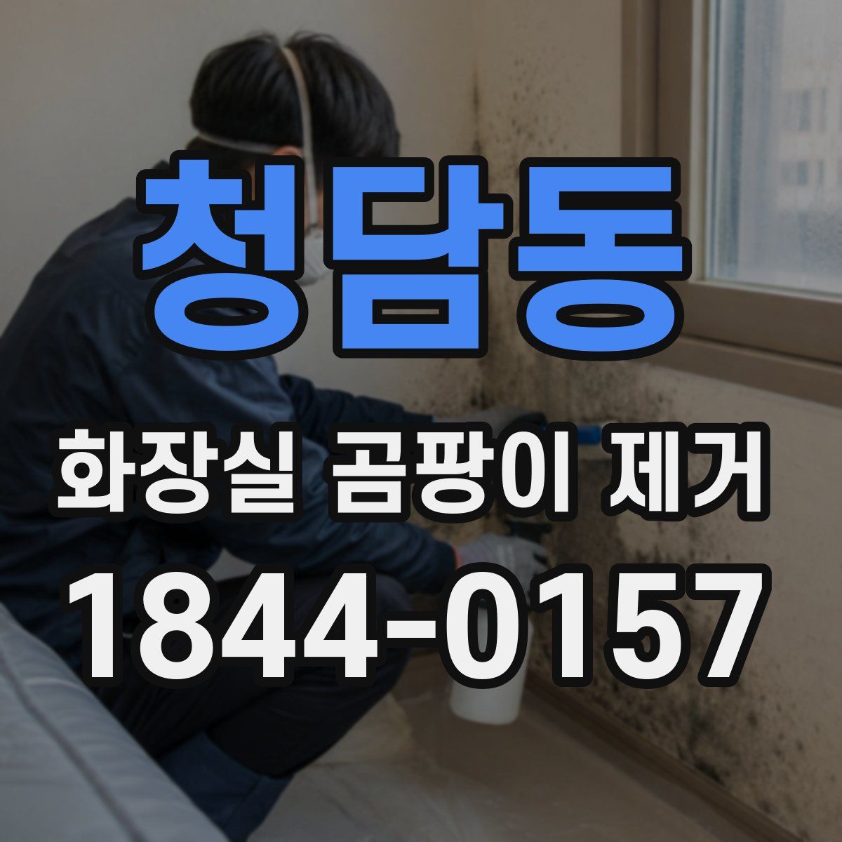 청담동 화장실 곰팡이 제거
