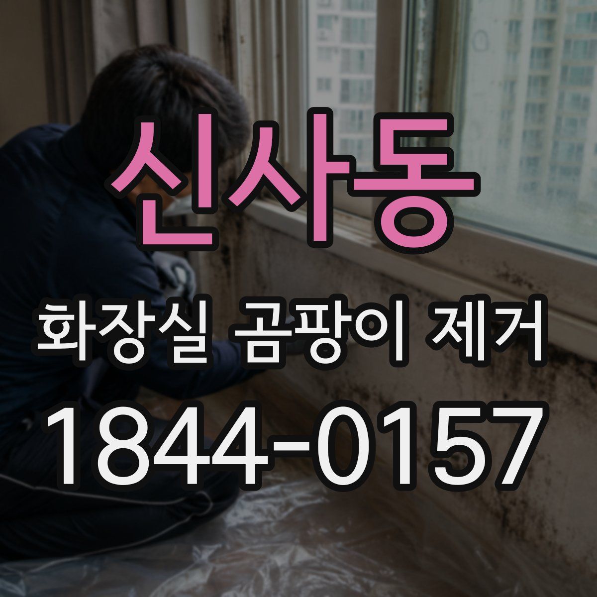 신사동 화장실 곰팡이 제거