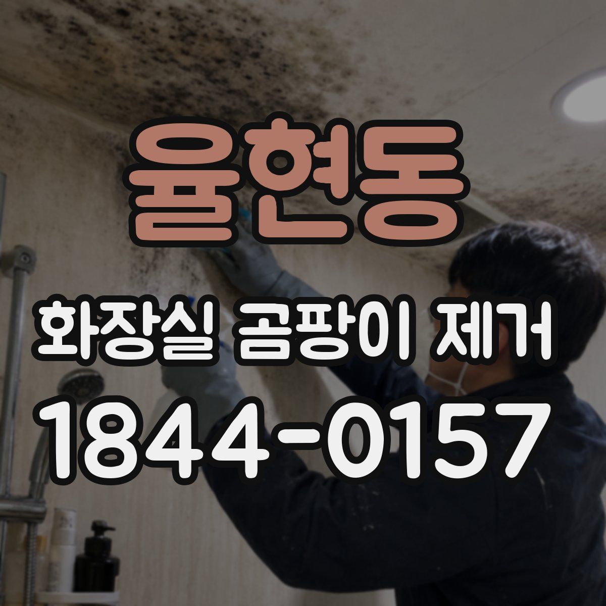 율현동 화장실 곰팡이 제거