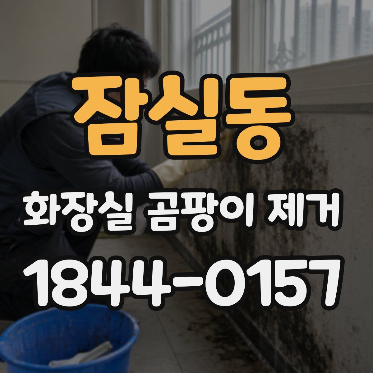 잠실동 화장실 곰팡이 제거