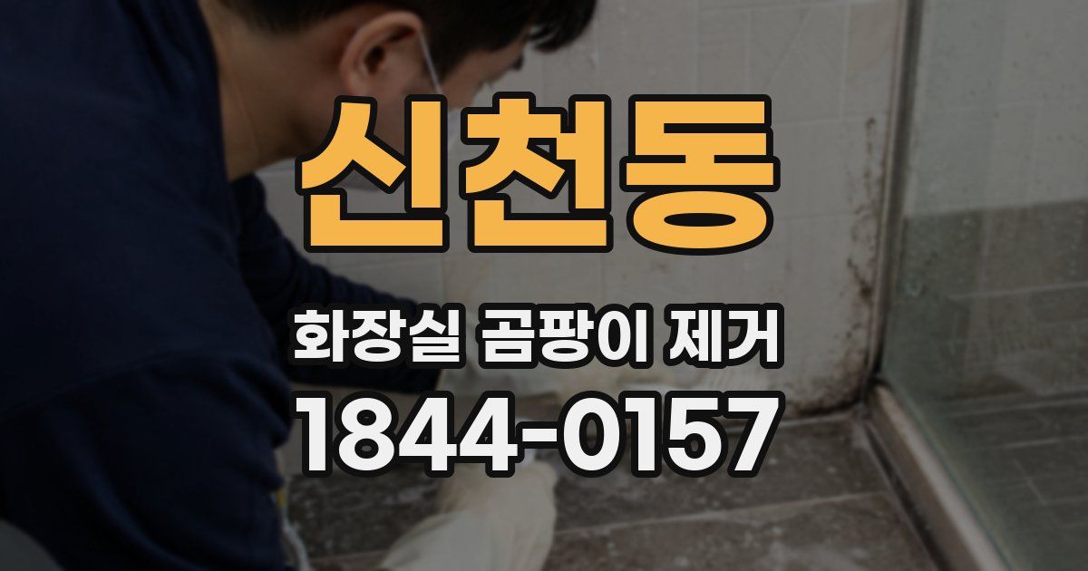 신천동 화장실 곰팡이 제거