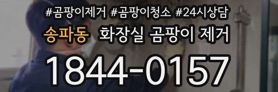 송파동 화장실 곰팡이 제거