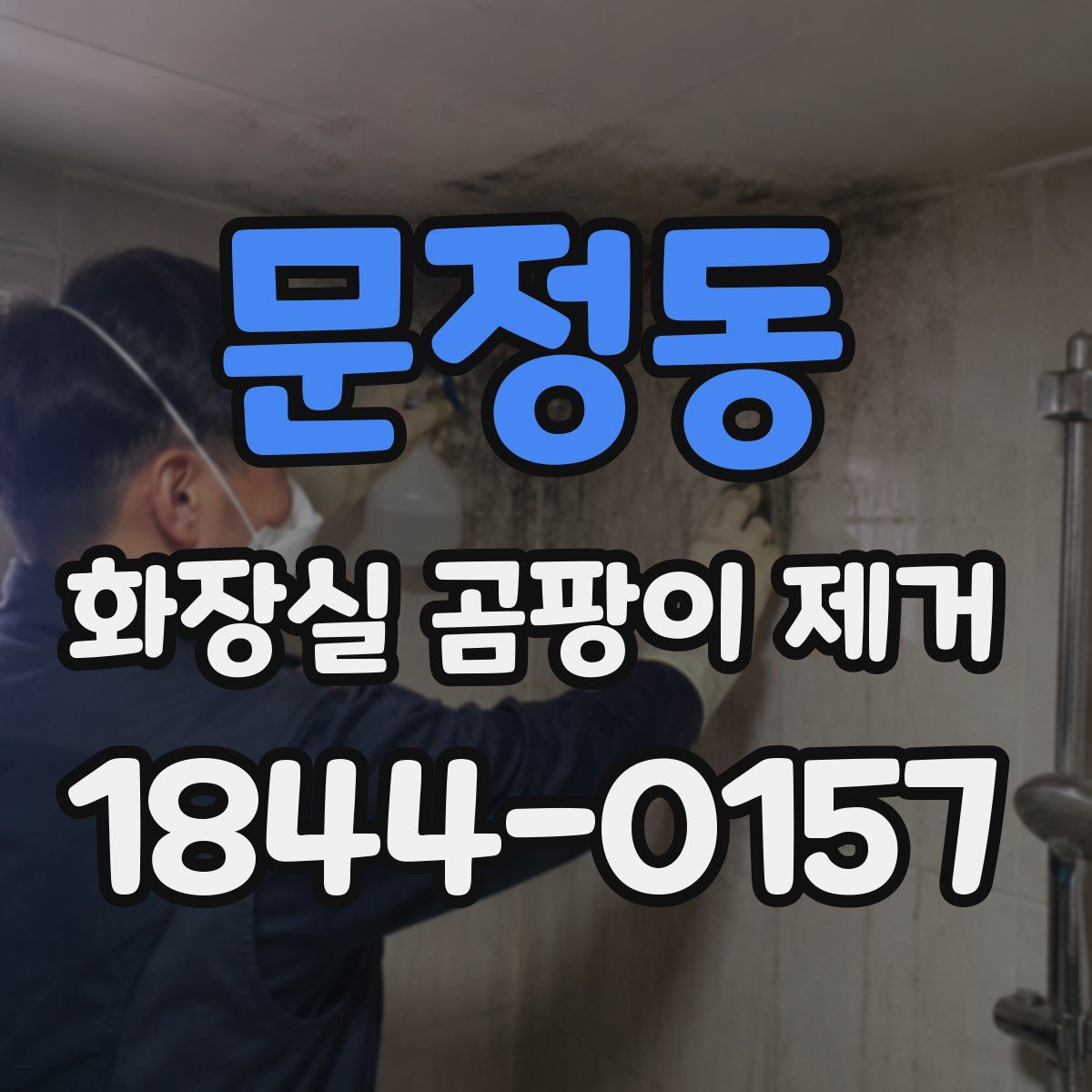 문정동 화장실 곰팡이 제거