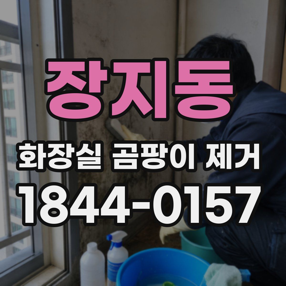 장지동 화장실 곰팡이 제거