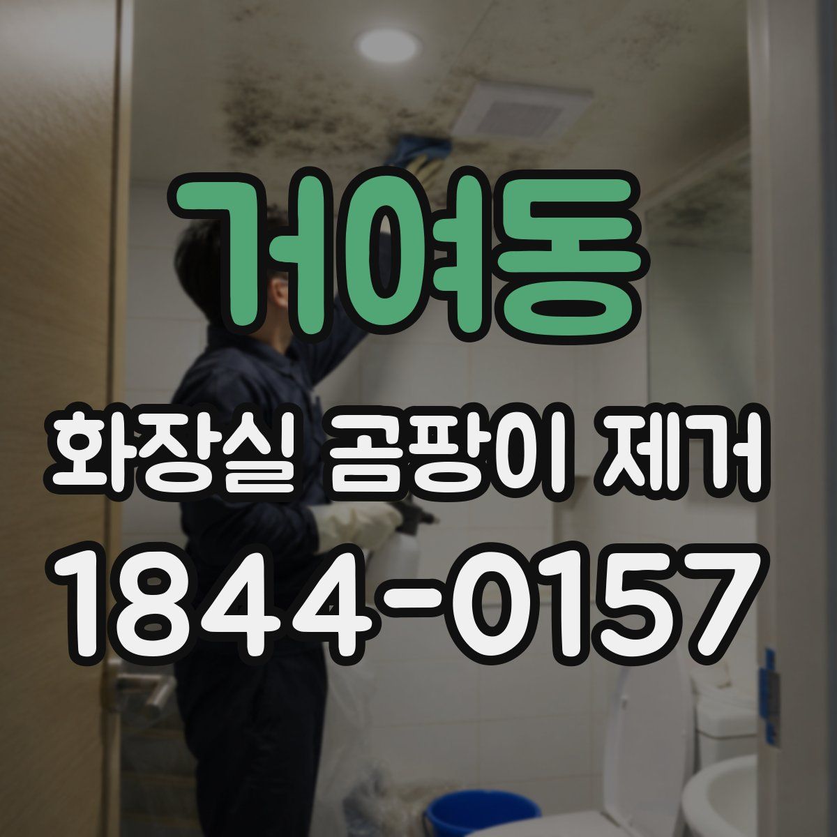거여동 화장실 곰팡이 제거