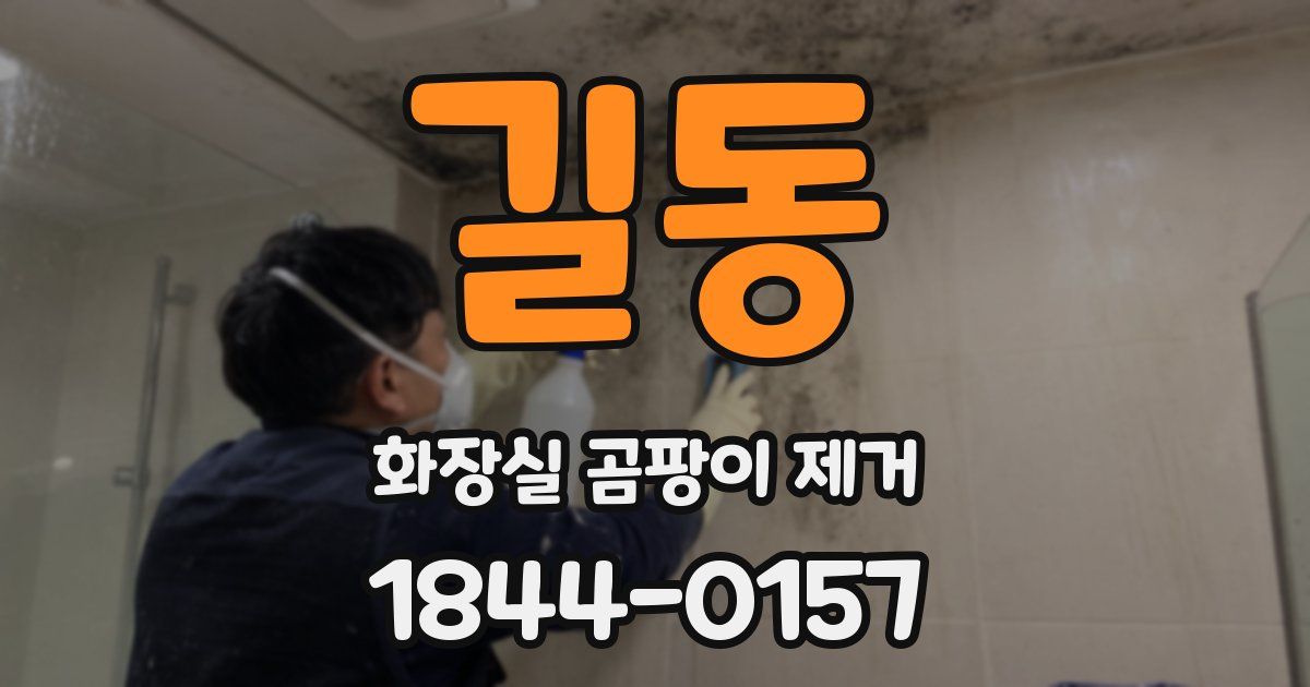 길동 화장실 곰팡이 제거