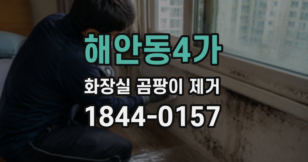 해안동4가 화장실 곰팡이 제거