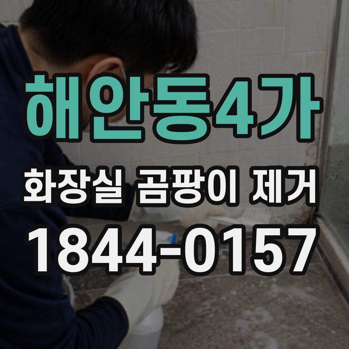 해안동4가 화장실 곰팡이 제거