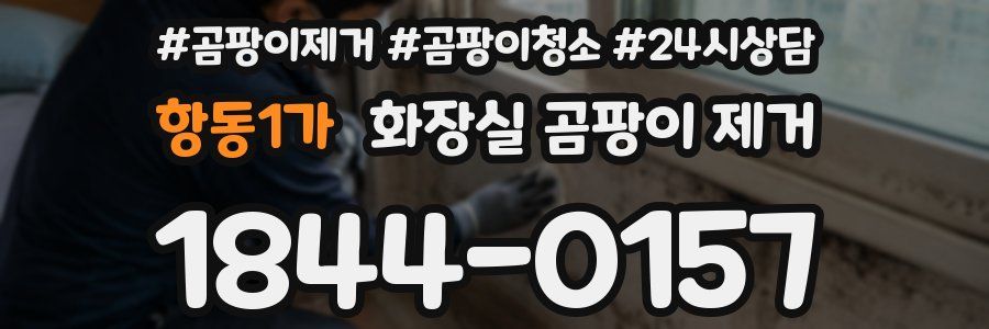 항동1가 화장실 곰팡이 제거
