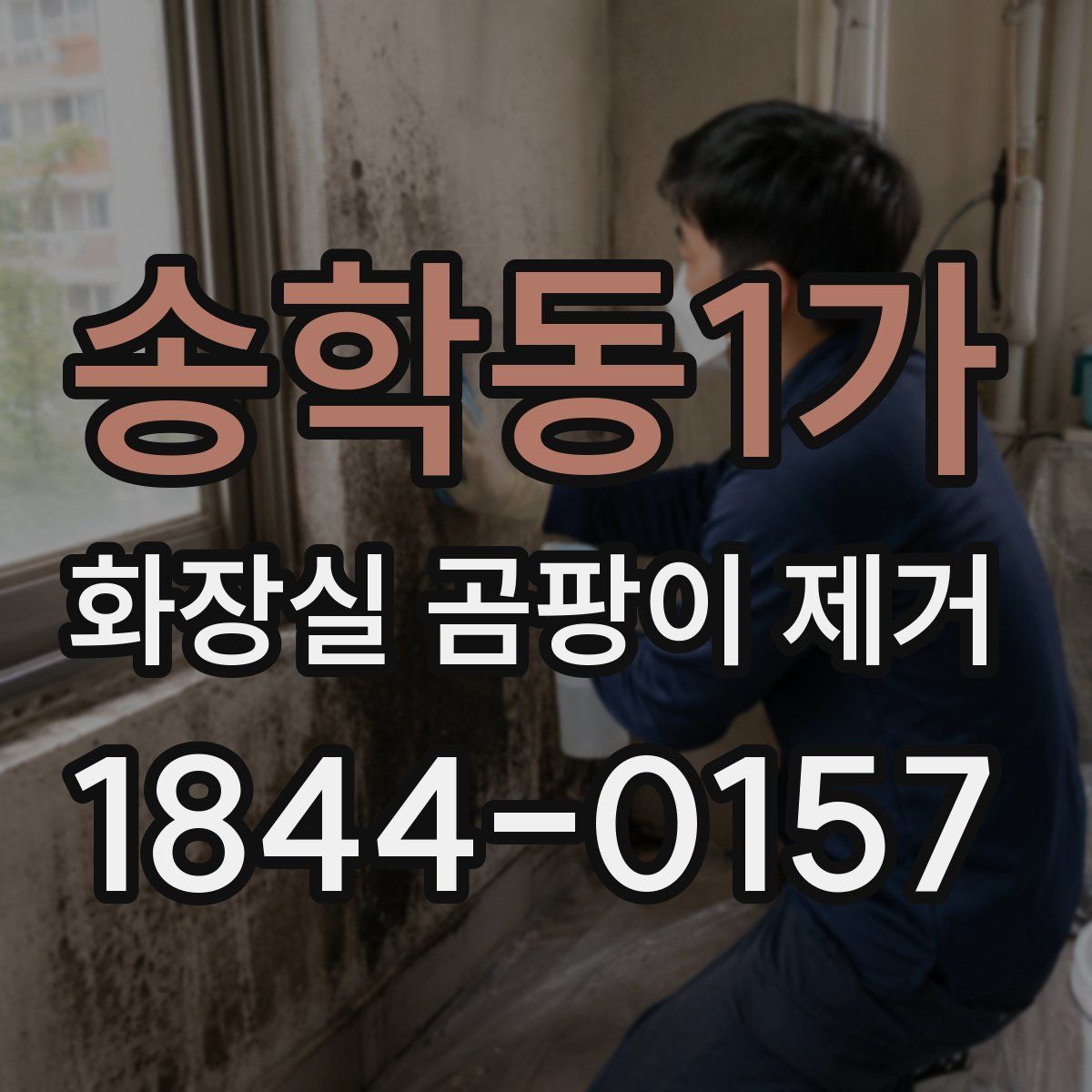 송학동1가 화장실 곰팡이 제거