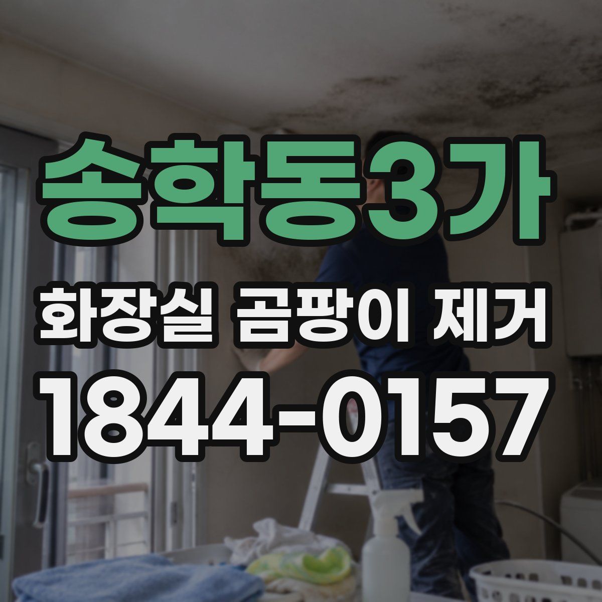 송학동3가 화장실 곰팡이 제거