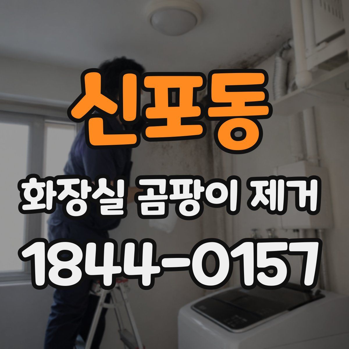 신포동 화장실 곰팡이 제거