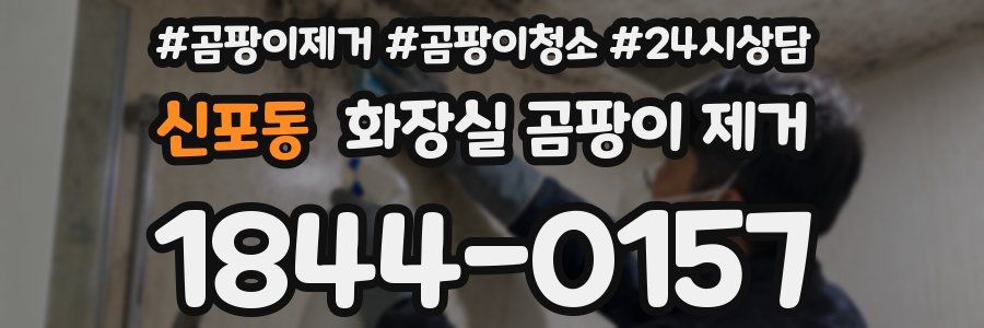 신포동 화장실 곰팡이 제거