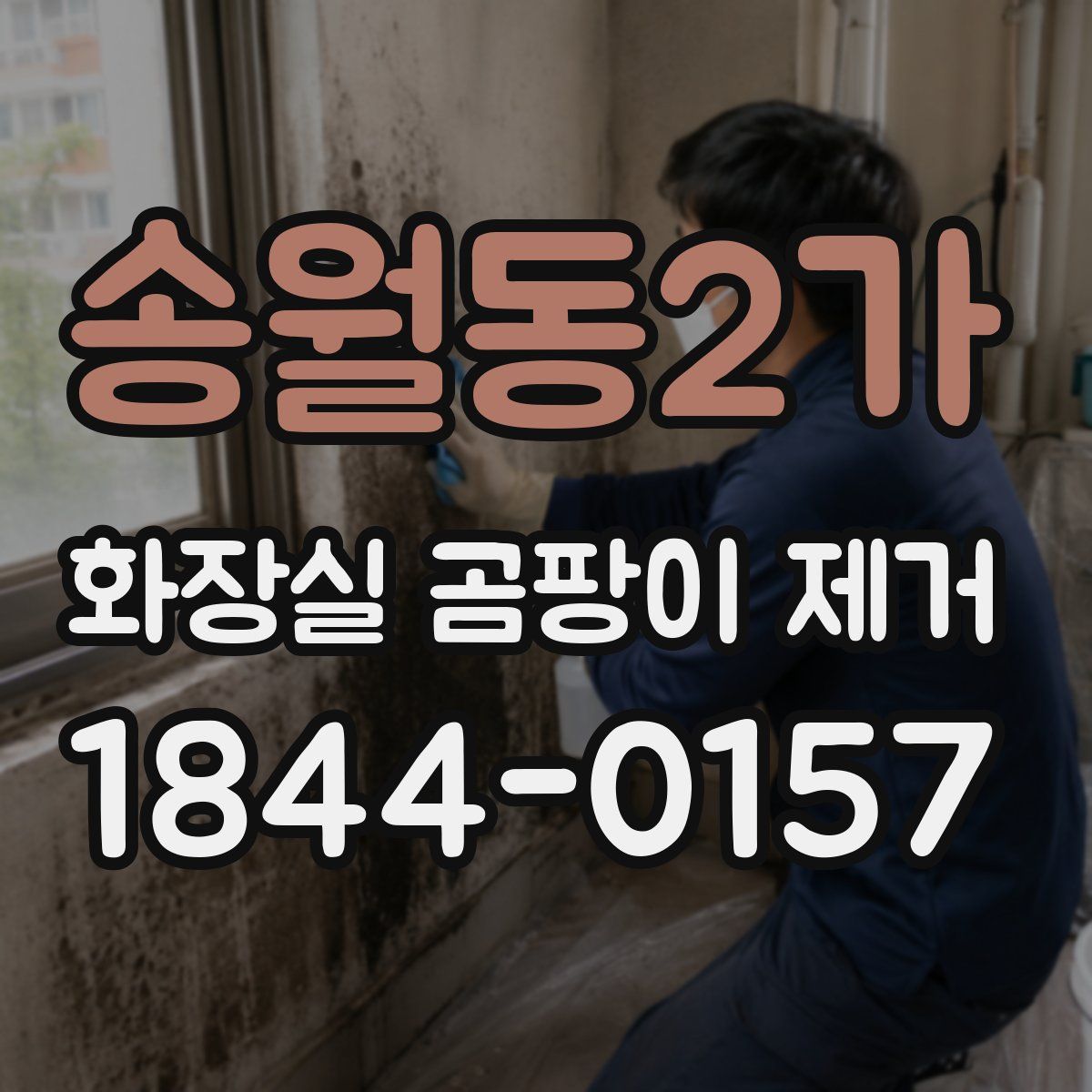 송월동2가 화장실 곰팡이 제거
