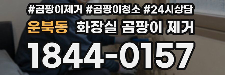 운북동 화장실 곰팡이 제거
