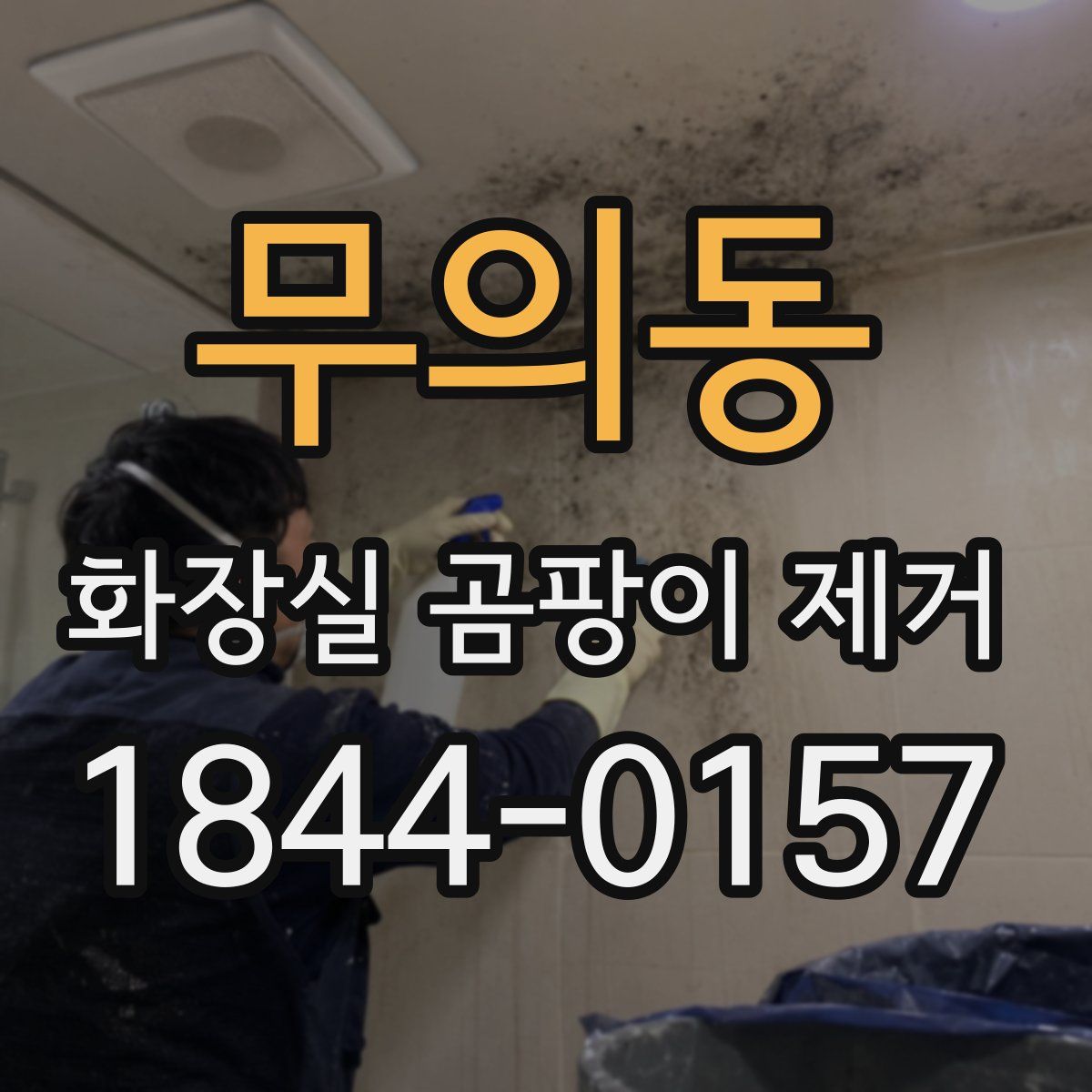 무의동 화장실 곰팡이 제거