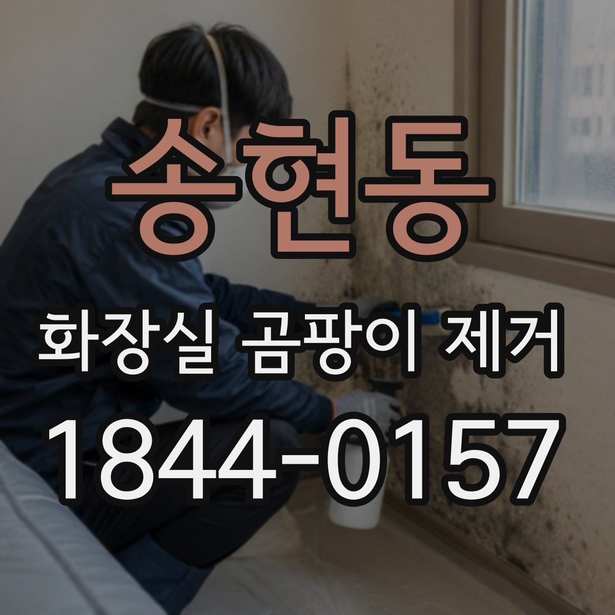 송현동 화장실 곰팡이 제거