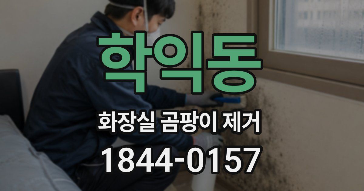 학익동 화장실 곰팡이 제거