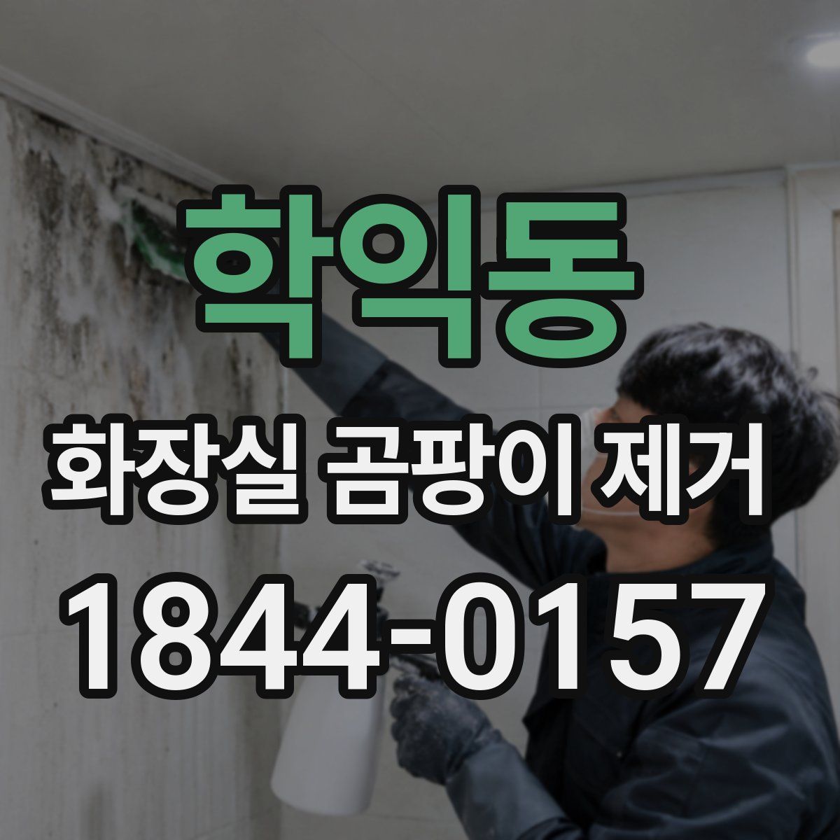 학익동 화장실 곰팡이 제거