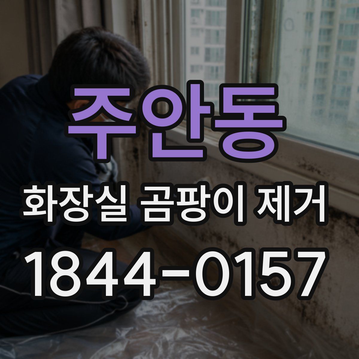 주안동 화장실 곰팡이 제거