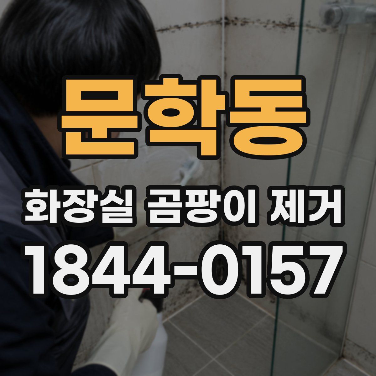 문학동 화장실 곰팡이 제거
