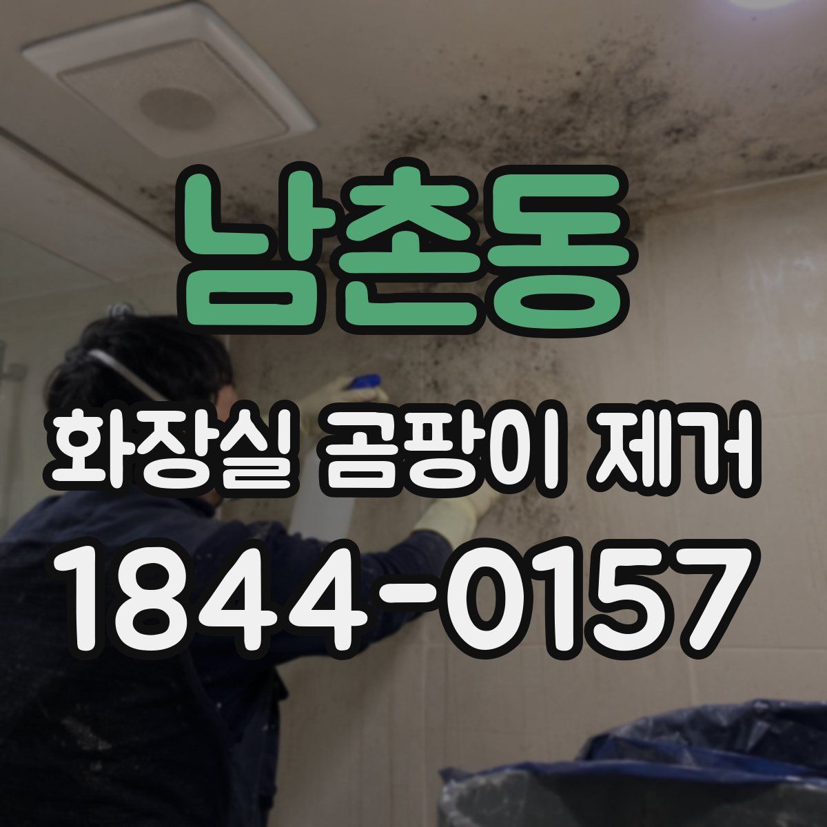 남촌동 화장실 곰팡이 제거