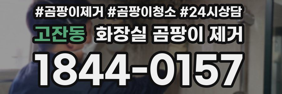 고잔동 화장실 곰팡이 제거