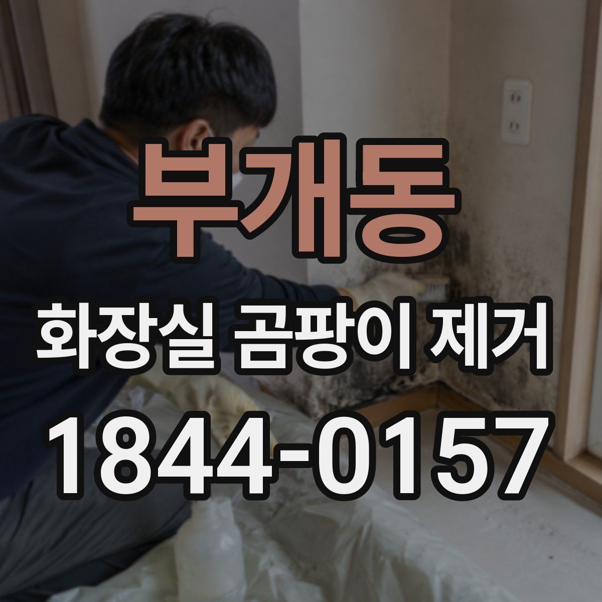 부개동 화장실 곰팡이 제거