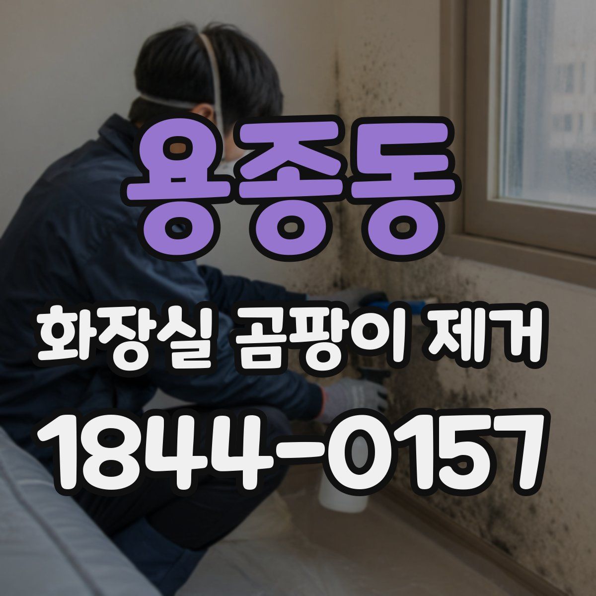 용종동 화장실 곰팡이 제거