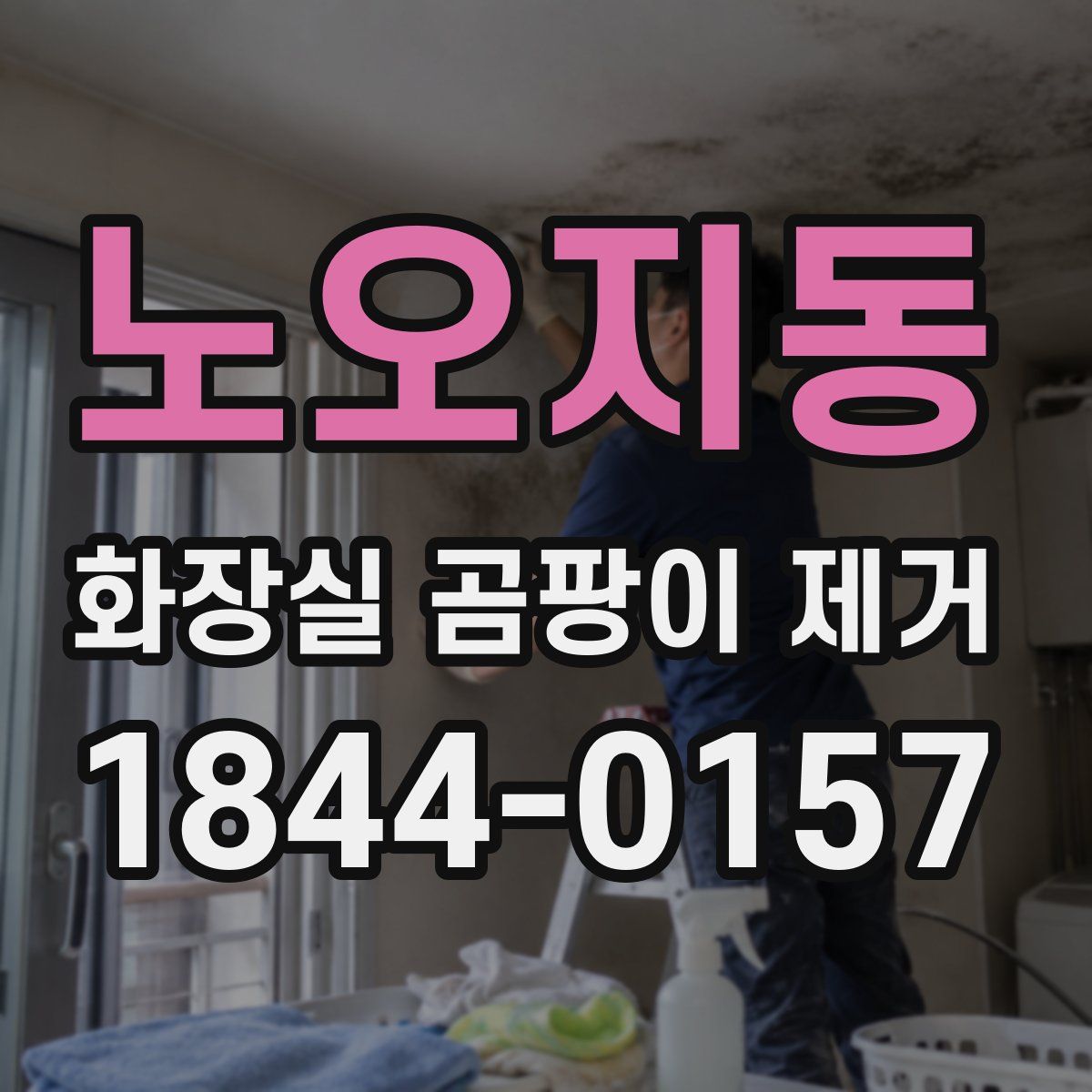 노오지동 화장실 곰팡이 제거