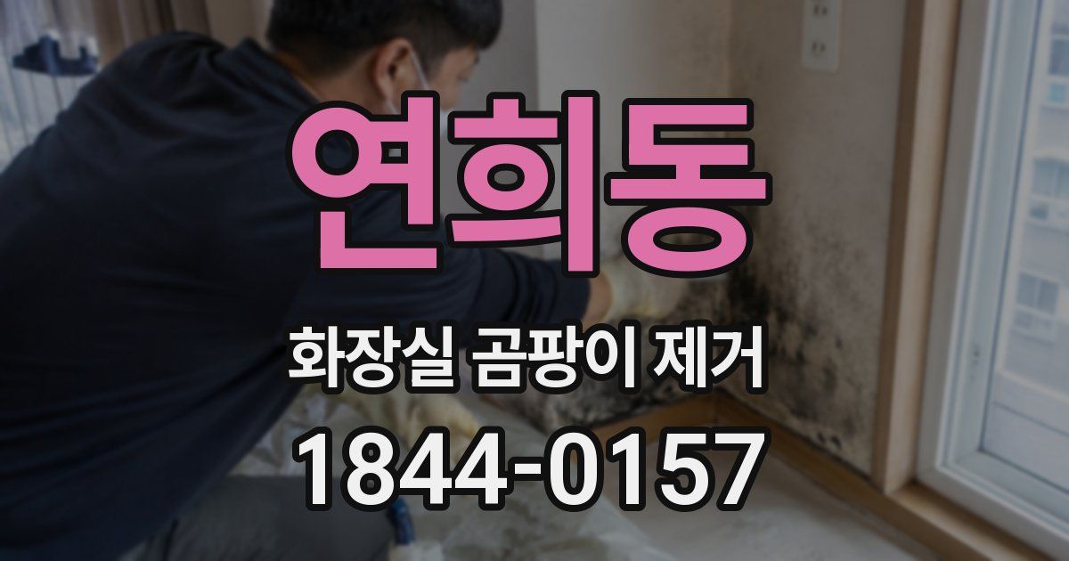 연희동 화장실 곰팡이 제거