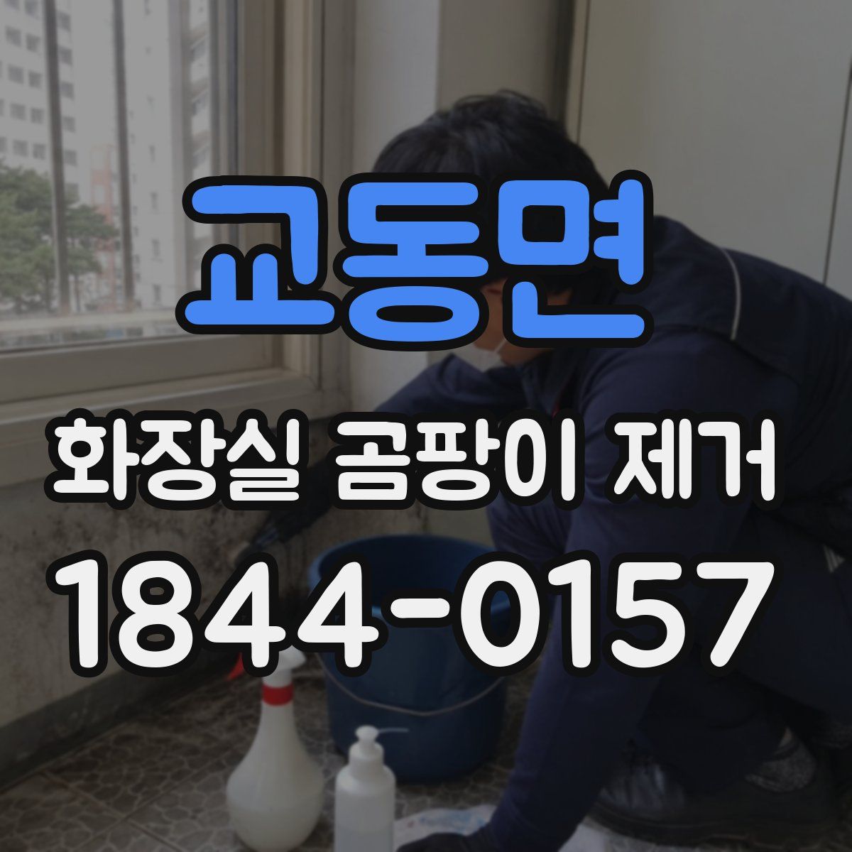 교동면 화장실 곰팡이 제거