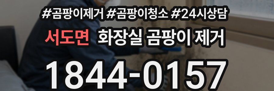 서도면 화장실 곰팡이 제거