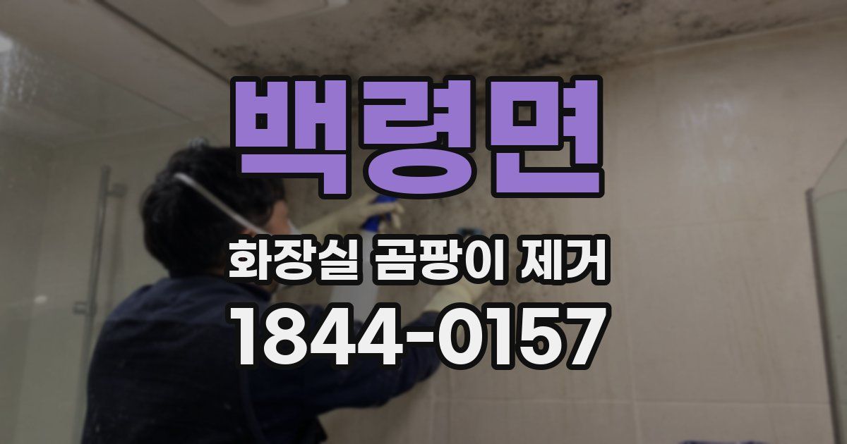 백령면 화장실 곰팡이 제거