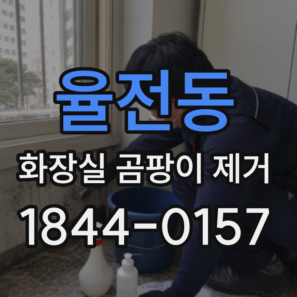 율전동 화장실 곰팡이 제거